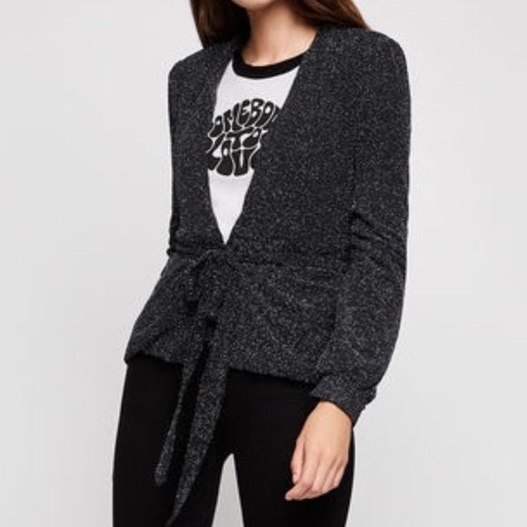 Bcbgeneration Bcbg metallic knit jacket NWT xs - Picture 2 of 8